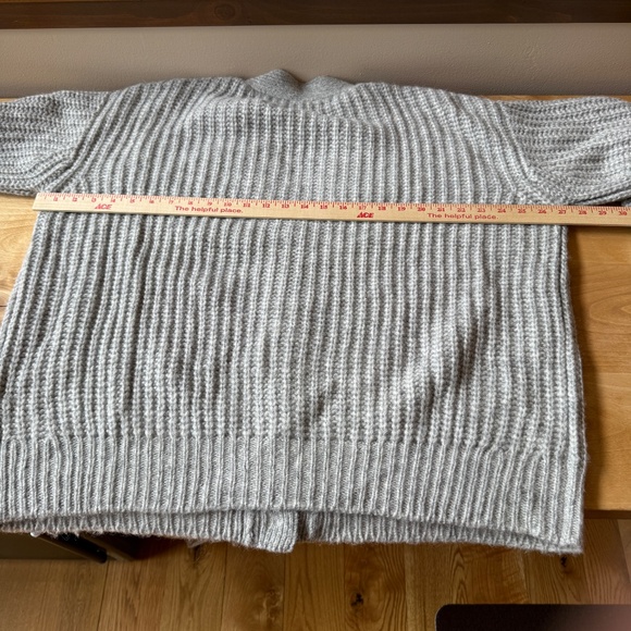 JENNI KAYNE COCOON CARDIGAN OVERSIZED GRANDPACORE BOYFRIEND WOOL BABY ALPACA S - Picture 7 of 11